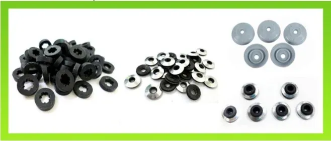 แหวนยาง EPDM และแหวนรองหลายขนาด